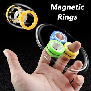 Magnetic Fingears Spinner Magnetic Force Ring Decompression