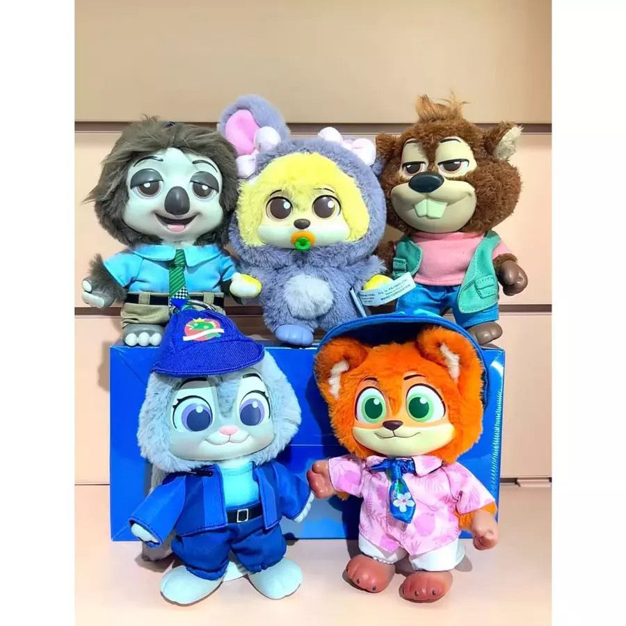 ✨新款|免運✨Miniso瘋狂動物城 動物方程式2 城市居民搪膠毛絨盲盒 尼克硃迪 芬尼克 豹警官 閃電 狸寶 手辦擺件