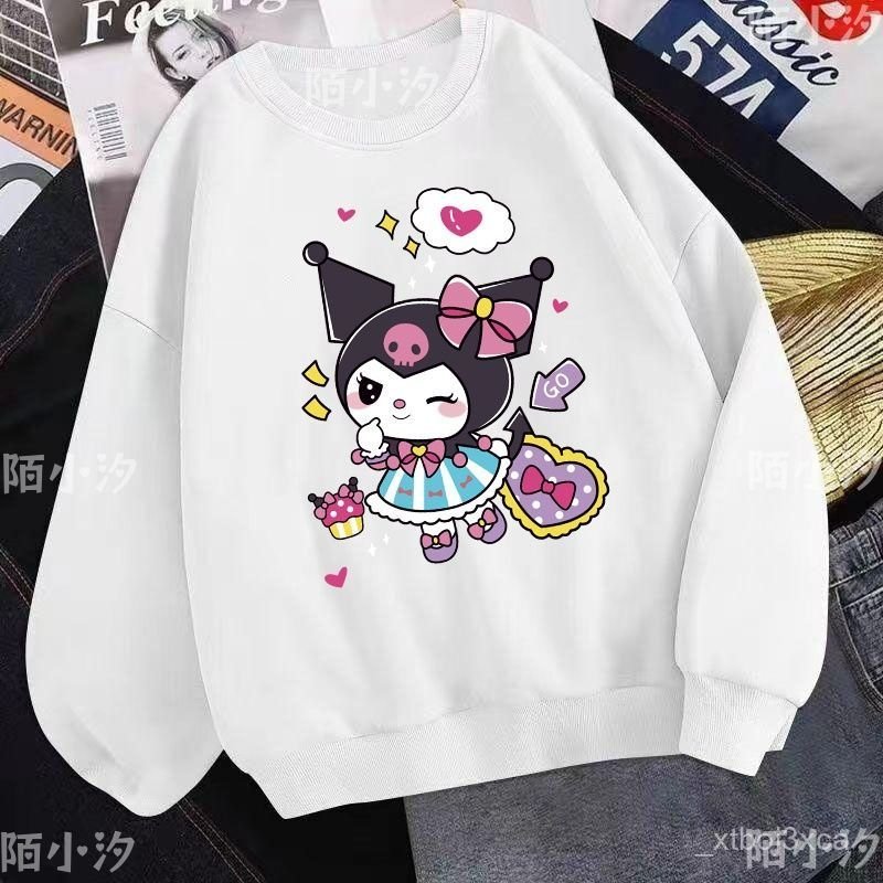  【臺灣-出貨】庫洛米長袖 三麗鷗長袖 女童長袖 三麗鷗衛衣 庫洛米衛衣 庫洛米上衣 庫洛米T恤 女童上衣 女童衛衣 B