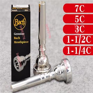 美國原裝巴哈 BACH 351係列 小號號嘴鍍銀吹嘴 1.5C 3C 5C 7C9.2