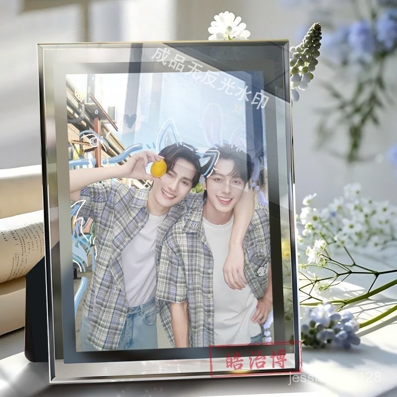🌸熱播劇垂涎🌸 垂涎週邊 黃星 邱鼎傑 週邊 垂涎狼兔高途沈文瑯李沛恩江衡水晶玻璃相框臥室床頭擺件禮物送禮 UKMB