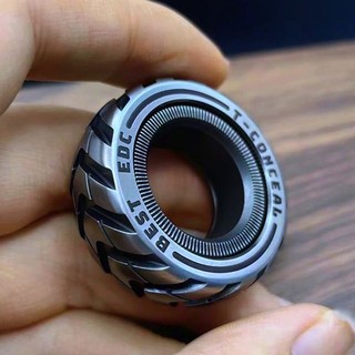 焦慮戒指 黑科技機械師EDC磁力戒指創意旋轉指環指尖解壓神器潮玩玩具神器 WHAA