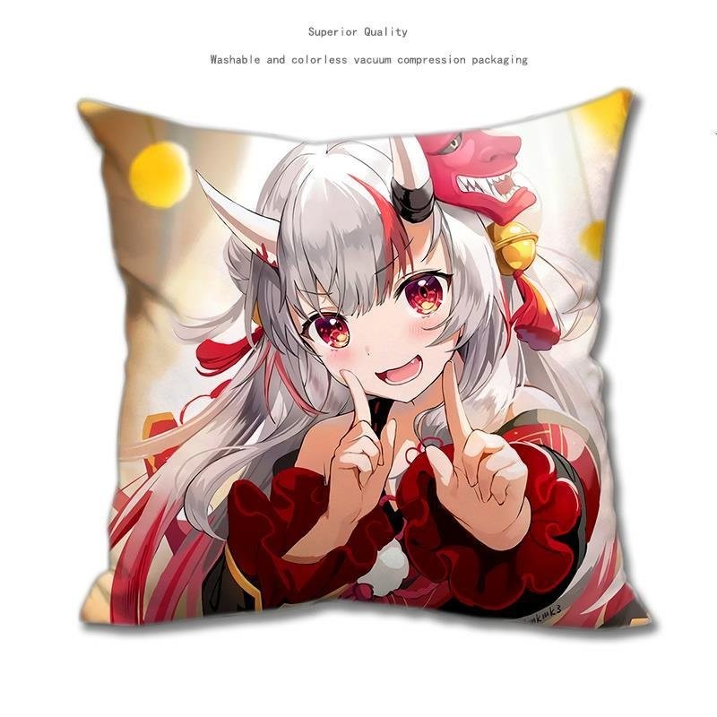 『hololive』百鬼綾目 百鬼綾目週邊 百鬼綾目抱枕百鬼あやめ余狗狗週邊坐靠墊衕款海報定製枕頭擺件 SFDY