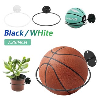 Wall-mounted Sports Ball Display Shelf Basketball Metal Stor