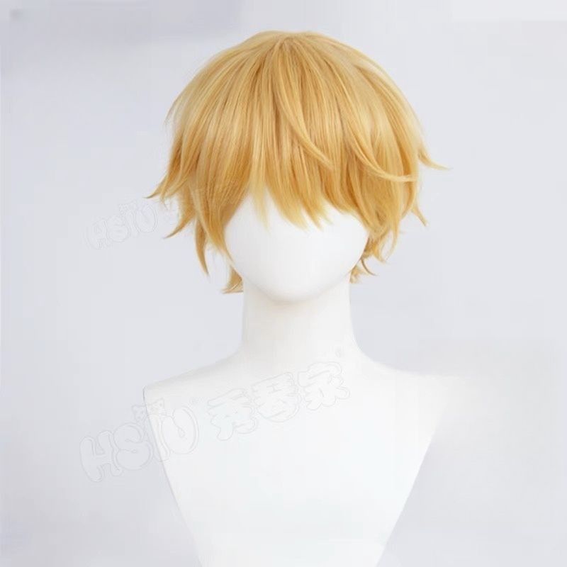 會長大人是女仆 鲇沢美咲cos 錐冰拓海 打毛反翹分層 動漫假發