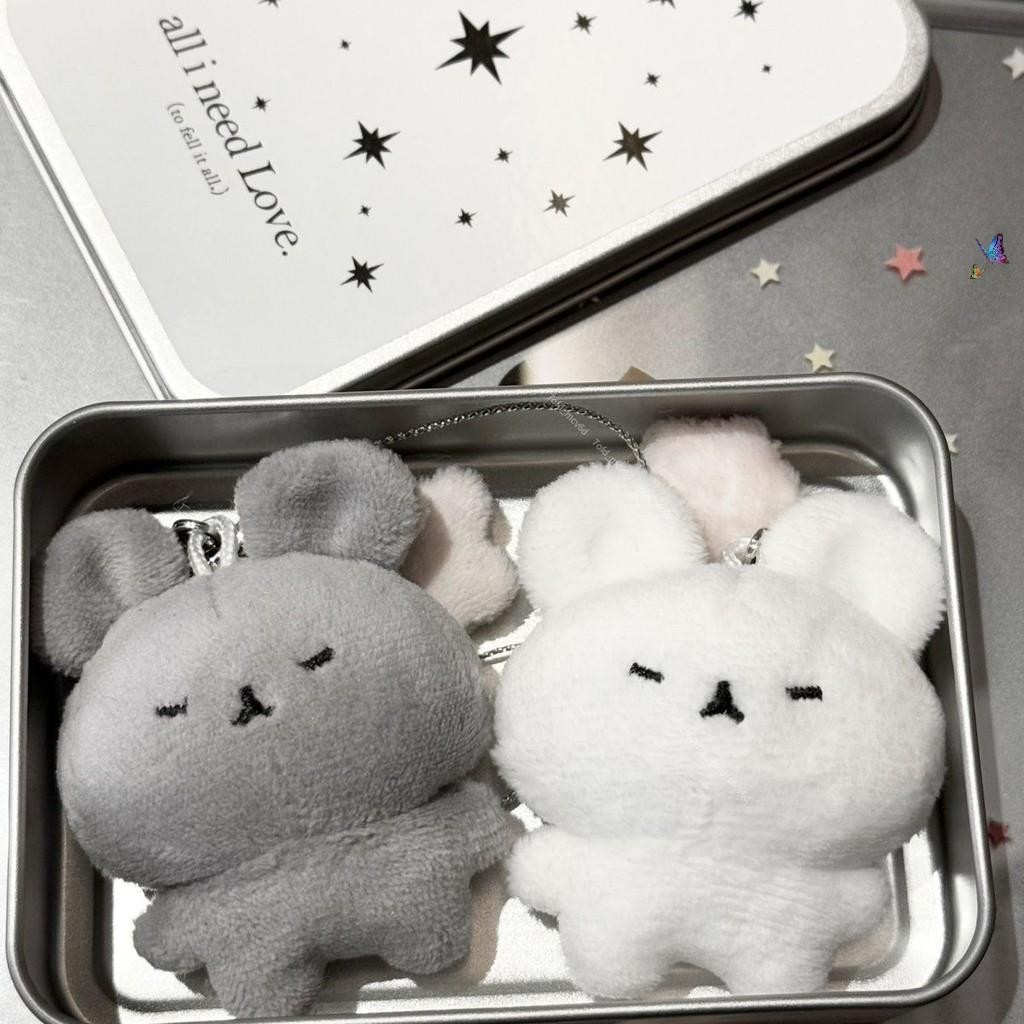 🚛超萌萌小白鼠鼠小灰鼠鼠毛絨掛件 公仔書包掛飾送禮物鑰匙扣精緻