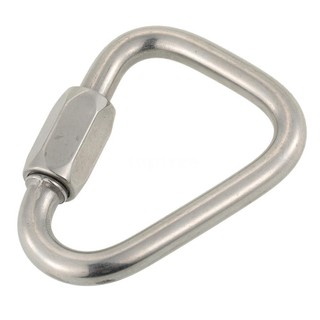 Stainless Steel Triangle Quick Link Locking Carabiner Hangin