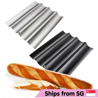 Large baguette pan tray perforated non-stick ventilated fren