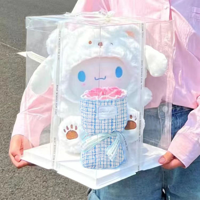 臺灣出貨🔥醜魚玩偶花束 大耳狗玩偶 大耳狗花束 玉桂狗 永生花束 公仔玩偶 送女生女朋友閨蜜 情人節禮物乾花 聖誕節禮物