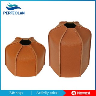 230g/450g Gas Canister Cover Brown Retro Case Bag for Campin