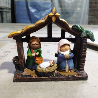 Nativity Scene Manger Scene with Figurines Decorative Figuri