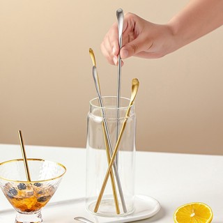 Stainless Steel Stir Bar Japanese Style Mirror Coffee Spoon