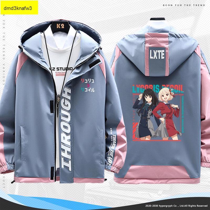 LycorisRecoil莉可麗絲聯名衣服動漫男女千束瀧奈外套休閑夾克ne【賓賓】