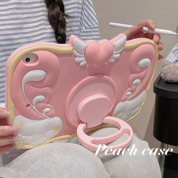 🔥限時下殺🔥可愛天使翅膀iPad10保護套2022新款iPad10.2寸MINI6平闆Air5女pro