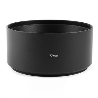 Screw Mount 77mm Hood for Telephoto 80-200mm Lens Shade Bla