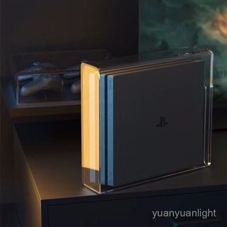 適用PS4收納盒索尼PS4pro主機slim亞克力收納保護殻高透明防塵罩CD收納盒 光碟收納盒 音樂遊戲cd整理盒