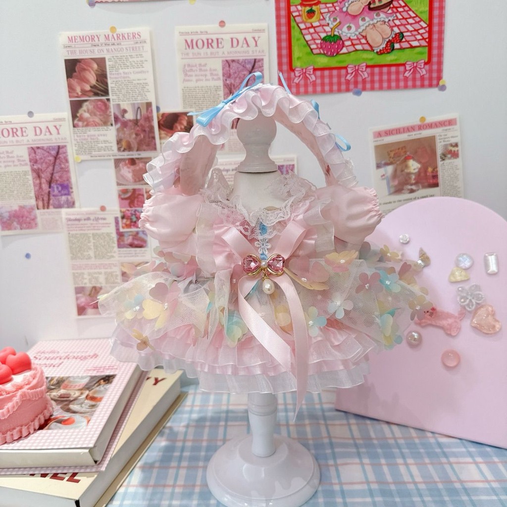 娃娃衣服 娃衣 娃娃裝扮 公仔衣服 甜芯醬手作13英寸娃衣40cm棉花娃娃衣玲娜貝兒55cm重生娃衣公主裙