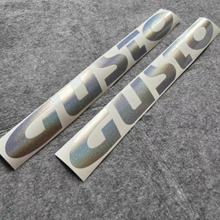 適用於GUSTO高士特RANGER/CORBRA/DURO/GTR公路車架原廠車標改色覆蓋防水貼紙塗裝裝飾