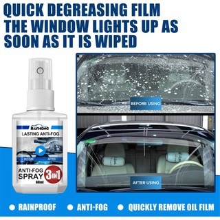 60 ml Anti-Fog Spray Eyeglass Lens Cleaner Car Windscreen Go