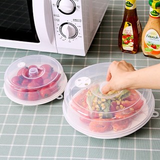 Transparent Ventilated Microwave Food Plate Covers Lids