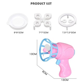 Magic bubble blowing machine electric automatic bubble gun w