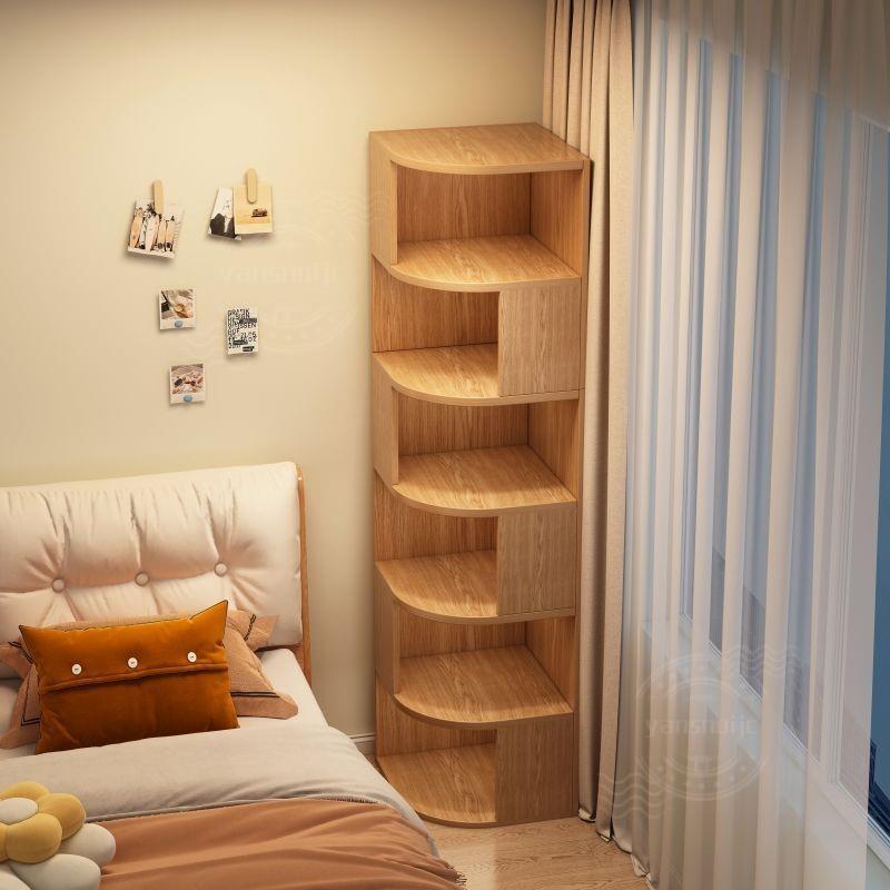 桃園出貨》票轉角書架 書櫃 展示櫃 三角置物架 轉角櫃 角落置物架 轉角置物架 轉角收納架