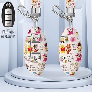 熱賣 NISSAN TIIDA Sentra KICKS ARIYA X-Trail LIVINA 鑰匙套 汽車鑰匙皮套