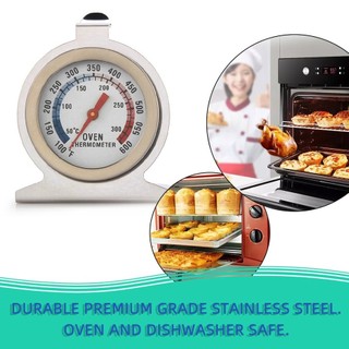 ☆☆Cooking Food Meat Dial Stainless Steel Oven Thermometer Te