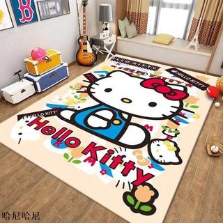 哈尼hani | Hello Kitty卡通客廳房間地毯臥室滿鋪榻榻米床邊毯吊籃墊地墊 地墊 地毯 踏墊