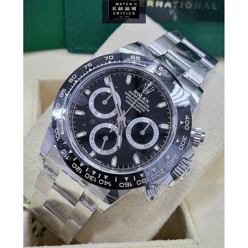Rolex 勞力士 迪通拿 Daytona 116500LN 黑面 黑迪 40MM 白鋼迪 21.07 全新