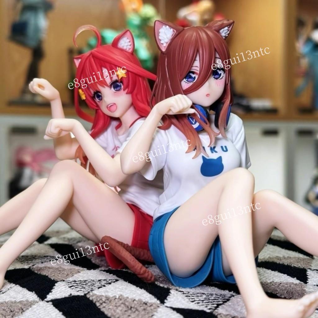 中野三玖 三玖 五等分的花嫁一番賞 中野二乃 五等分 pvc 三玖公仔 五等分的花嫁 二乃 五等分的新娘12.6