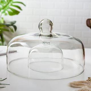 免運 無鉛 品級透明玻璃蓋微波爐加熱專用蓋耐高溫水果防塵保鮮蓋# c886t