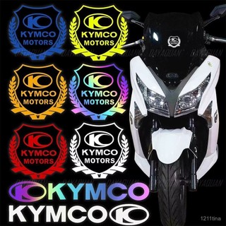 🛵車貼樂園 光陽貼紙 適用於光陽摩託車裝飾貼紙KYMCO反光車貼踏闆車改裝防水車貼 摩託車改裝貼紙 車身貼紙 機車貼紙