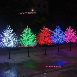 led櫻花桃花樹燈發光樹模擬景觀樹燈戶外防水酒店廣場工程裝飾燈源頭廠家不含運