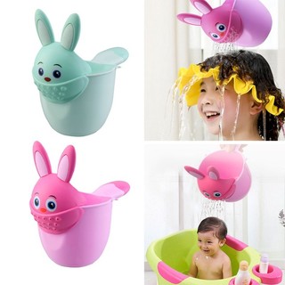 Baby Bath Waterfall Rinser Shampoo Rinse Cup Cute Cartoon Sh