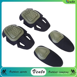 VENTO—龍甲G4蛙服護膝護肘 內插式無綁帶護具 訓練迷彩服插槽護具 NVIC