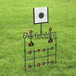 12-Plates Reset Shooting Target Spinner Target Metal Steel A