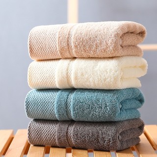 HOT Cotton Solid Face Towel Adults Fast Drying Soft Water Ab
