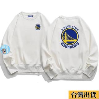 現🔥低價免運 金州勇士隊隊標30號庫裡籃球衛衣加絨男秋鼕寬鬆長袖保暖外套圓領 長袖衛衣 衛衣男 nba衛衣 男女上衣