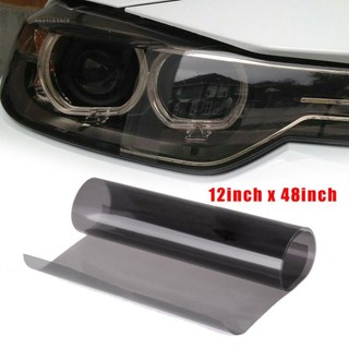 1 Roll Gloss Lights Smoke Vinyl Film Tint Headlight Tailligh