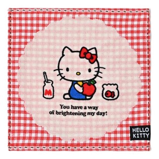 Marushin 丸真 三麗鷗 復古風純棉方巾 手帕 Hello Kitty 1970年代 RS93246