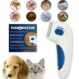 Flea Doctor Electric Comb-Great for Dogs & Cats Pet Brush An