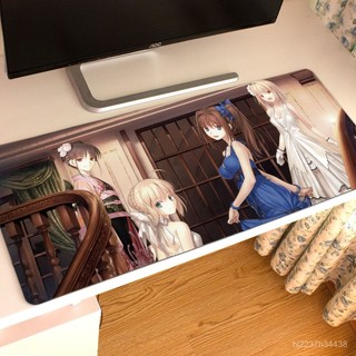 ✨滑鼠墊 桌墊鍵盤防塵墊 卡通墊 二次元桌墊 Fate stay night鼠標墊動漫鎖邊滑鼠墊鍵盤墊桌墊超大Saber