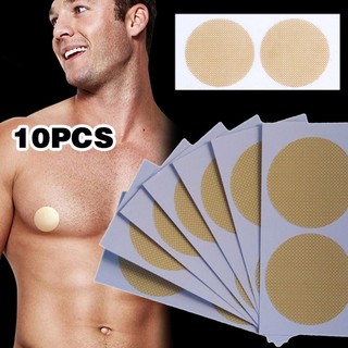 10pair/20pcs Male Nipple Tapes Men One-off Breast Nipple Cov