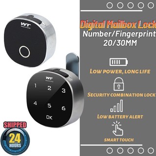 Touch Screen 6 Digit Keyless Mailbox Digital Letter Box Lock