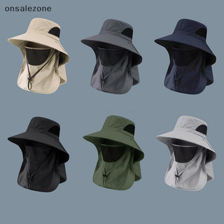 OLE Summer Sun Hats UV Protection Outdoor Hung Fishing Cap F
