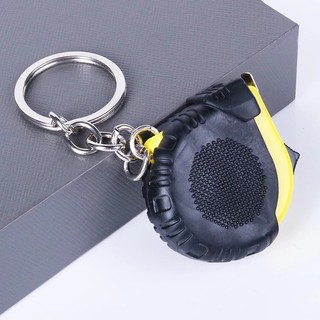 Mini Retractable Soft Ruler Tape Key Chain 1 Meter Measureme