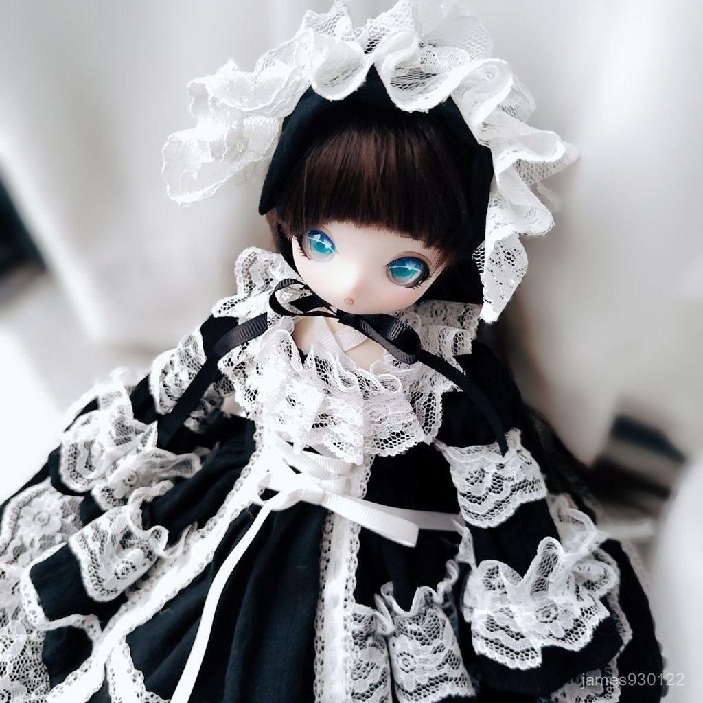 米亞  日常免運 4分BJD娃衣346分女僕裙4分胖體熊妹咪咪兔複古洛麗塔洋裝衣服定製 IXVJ