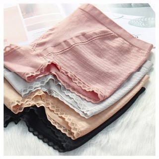 Modal Cotton Panties Women Seamless Lace edge Control Briefs