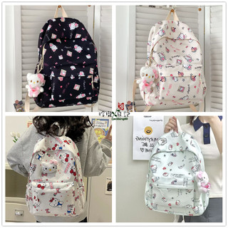 【玲瓏日記】hello kitty可愛雙肩背包 後背包 書包 學生輕便背包 防水 雙肩包 女生包包 大容量 休閒包